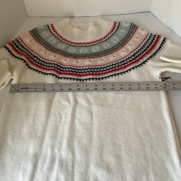 Tabitha Webb Sweater Lambswool Blend Scottie Dog Pattern Large NEW - Picture 9 of 10